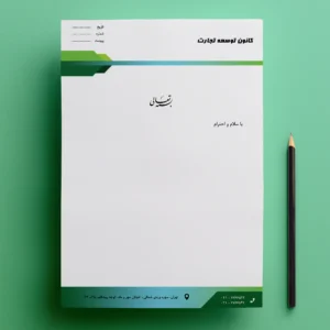 سربرگ شرکتی ورد docx